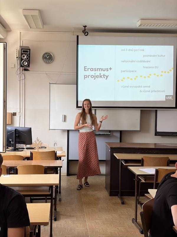 Přednáška o Erasmus+ projektech